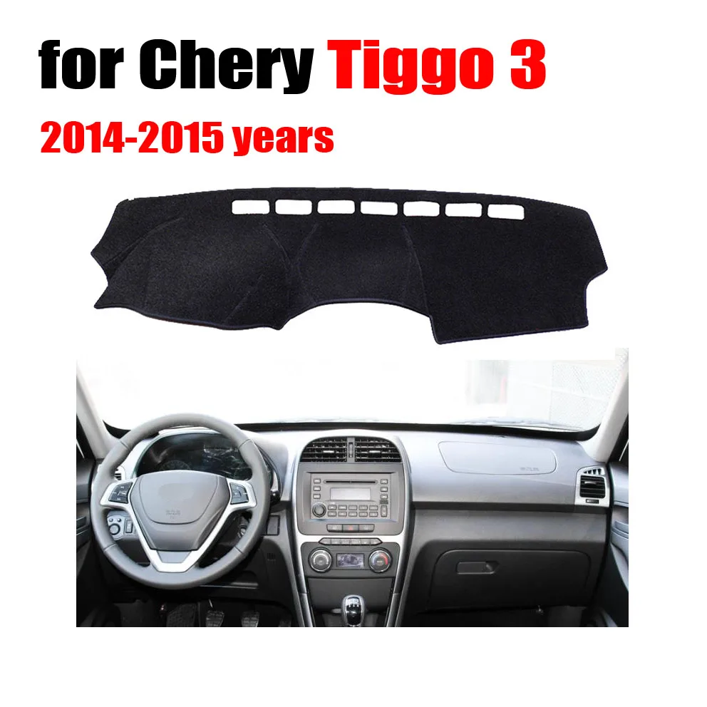 font b Car b font dashboard pad For Chery Tiggo 3 2014 2015 years left
