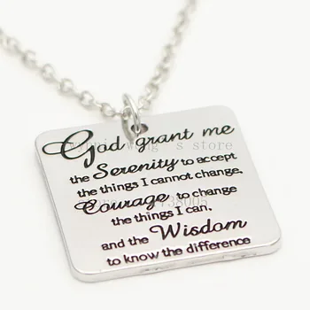 Serenity Prayer Jewelry Inspirational Jewelry Lord's Prayer Necklace &keychain Sobriety Anniversary Christian Prayer Jewelry
Serenity Prayer Jewelry Inspirational Jewelry Lord's Prayer Necklace &keychain Sobriety Anniversary Christian Prayer Jewelry