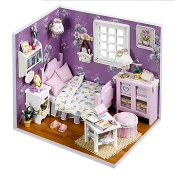 CUTE ROOM DIY Miniature Doll House 3D Wooden Dollhouse Furnitures Room Decoration Doll Houses Toys for Children Birthday Gifts
CUTE ROOM DIY Miniature Doll House 3D Wooden Dollhouse Furnitures Room Decoration Doll Houses Toys for Children Birthday Gifts