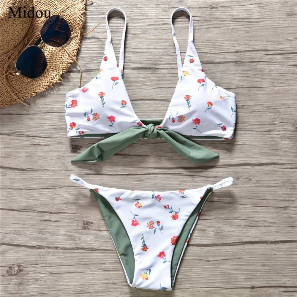 Midou Floral Printed Bikini Push Up Padded Bow Swimwears Women Swimsuit Beachwear Double Wear Swimsuits Bather Swimwear Biquini
Midou Floral Printed Bikini Push Up Padded Bow Swimwears Women Swimsuit Beachwear Double Wear Swimsuits Bather Swimwear Biquini