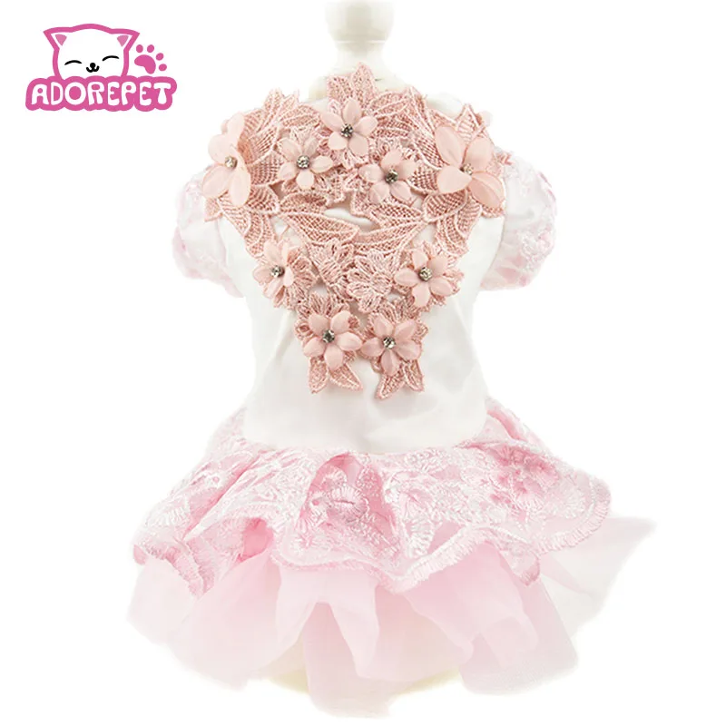 Cute Lalce Flower Dog Luxury Dress Pet Cat Tutu Skirt Princess Wedding Party Dress Summer Chihuahua Dog Clothes Bride Costume
Cute Lalce Flower Dog Luxury Dress Pet Cat Tutu Skirt Princess Wedding Party Dress Summer Chihuahua Dog Clothes Bride Costume