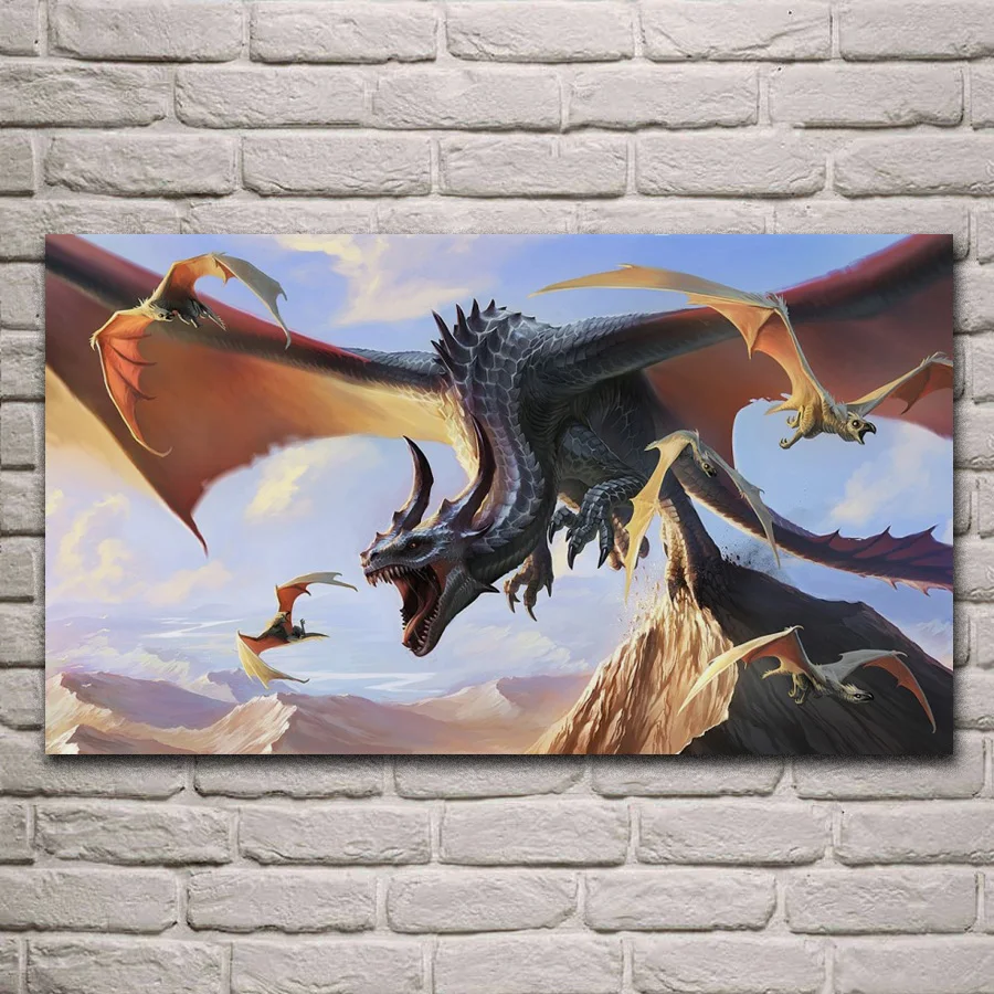 dragon flight Snack Dragon hunting fantasy artwork living room decoration home wall art decor wood frame fabric posters ME147
dragon flight Snack Dragon hunting fantasy artwork living room decoration home wall art decor wood frame fabric posters ME147
