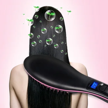 Straight Hair Brush Ceramics Comb Type Electrothermal Brush Safe PSE Certified WS99
Straight Hair Brush Ceramics Comb Type Electrothermal Brush Safe PSE Certified WS99