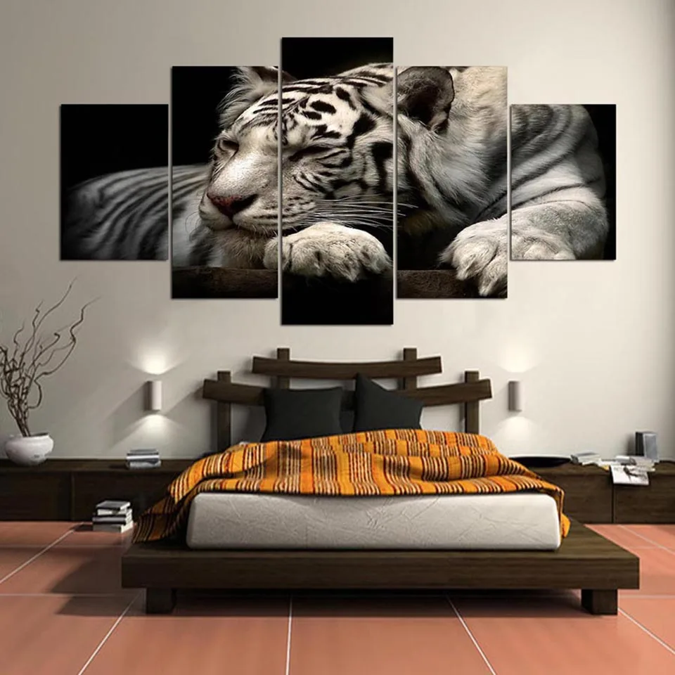 HD Home Decoration Posters Pictures On Canvas Modular Wall Art Frame 5 Panel Tiger For Living Room Printed Modern Painting
HD Home Decoration Posters Pictures On Canvas Modular Wall Art Frame 5 Panel Tiger For Living Room Printed Modern Painting
