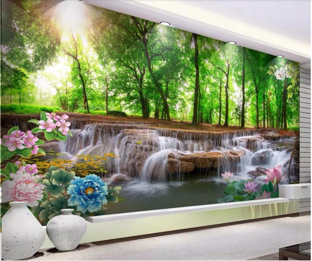 Custom photo mural 3d wallpaper Forest landscape painting lotus home decor living room 3d wall murals wallpaper for wall 3 d
Custom photo mural 3d wallpaper Forest landscape painting lotus home decor living room 3d wall murals wallpaper for wall 3 d