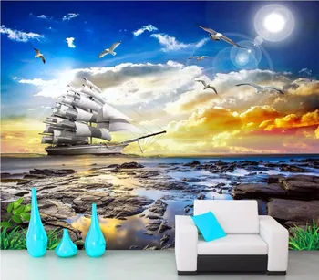 Custom mural photo 3d wallpaper picture The sailboat sunset beauty room decor painting 3d wall murals wallpaper for walls 3 d
Custom mural photo 3d wallpaper picture The sailboat sunset beauty room decor painting 3d wall murals wallpaper for walls 3 d