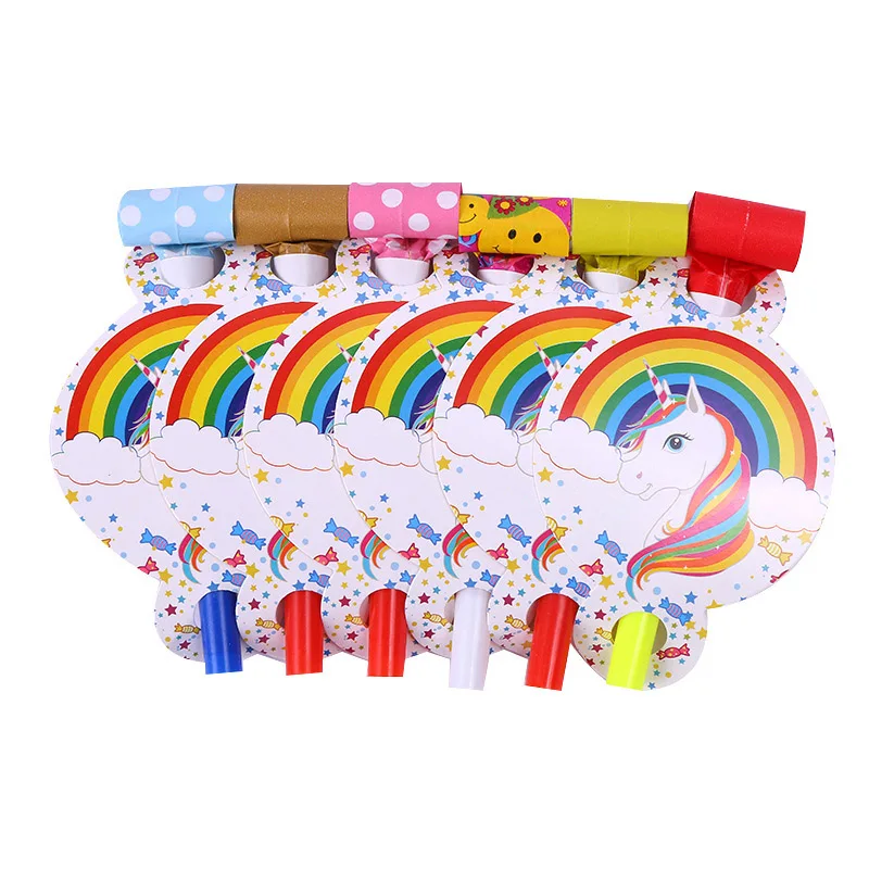 6Pcs Colorful unicorn party cartoon Funny Whistles Children Birthday Party Blowing Dragon Blowout Baby Birthday Party Supplies
6Pcs Colorful unicorn party cartoon Funny Whistles Children Birthday Party Blowing Dragon Blowout Baby Birthday Party Supplies