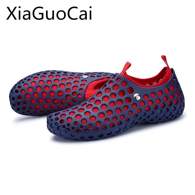 Fashion Summer Men Slippers Cool Unisex Sandals Hollow Swimming Shoes for Couple Antiskid Fashion Snorkeling Beach Shoes
Fashion Summer Men Slippers Cool Unisex Sandals Hollow Swimming Shoes for Couple Antiskid Fashion Snorkeling Beach Shoes