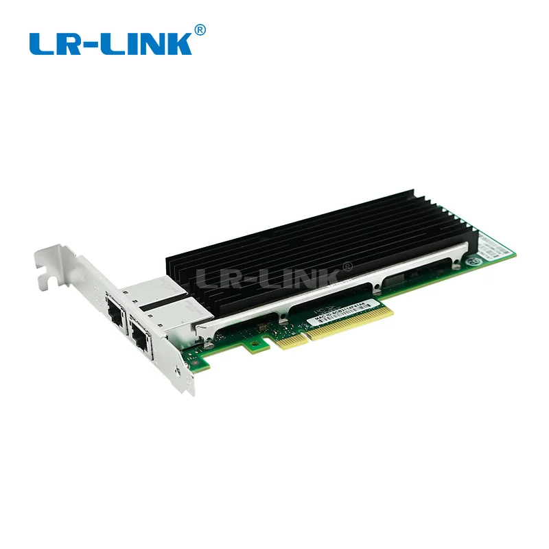 LR-LINK 9802BT 10Gb Ethernet Server Adapter Dual Port PCI-E Network Card Lan Controller NIC Intel X540-T2 Compatible
LR-LINK 9802BT 10Gb Ethernet Server Adapter Dual Port PCI-E Network Card Lan Controller NIC Intel X540-T2 Compatible