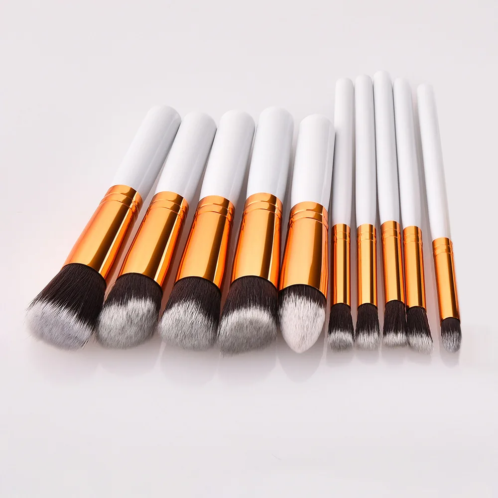 10 Pcs/set Beauty Makeup Brushes Tool Kit Powder Foundation Blush Eyebrow Eyeshadow Cosmetics Blending Brush Soft Make Up Brush
10 Pcs/set Beauty Makeup Brushes Tool Kit Powder Foundation Blush Eyebrow Eyeshadow Cosmetics Blending Brush Soft Make Up Brush