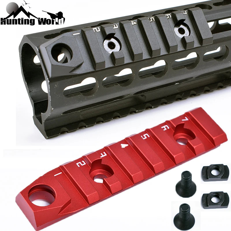 Tactical 7 Slots Dual Interface M-lok& Keymod Picatinny Rail Section with Sling Swivel Socket for M-LOK AR15 Rifle Handguard
Tactical 7 Slots Dual Interface M-lok& Keymod Picatinny Rail Section with Sling Swivel Socket for M-LOK AR15 Rifle Handguard