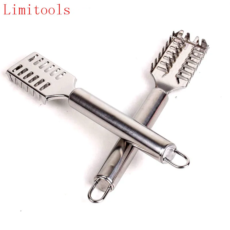 Kitchen Tools Cleaning Fish Skin Stainless Steel Fish Scales Scraper Brush Remover Cleaner Descaler Skinner Scaler Fishing Tools
Kitchen Tools Cleaning Fish Skin Stainless Steel Fish Scales Scraper Brush Remover Cleaner Descaler Skinner Scaler Fishing Tools