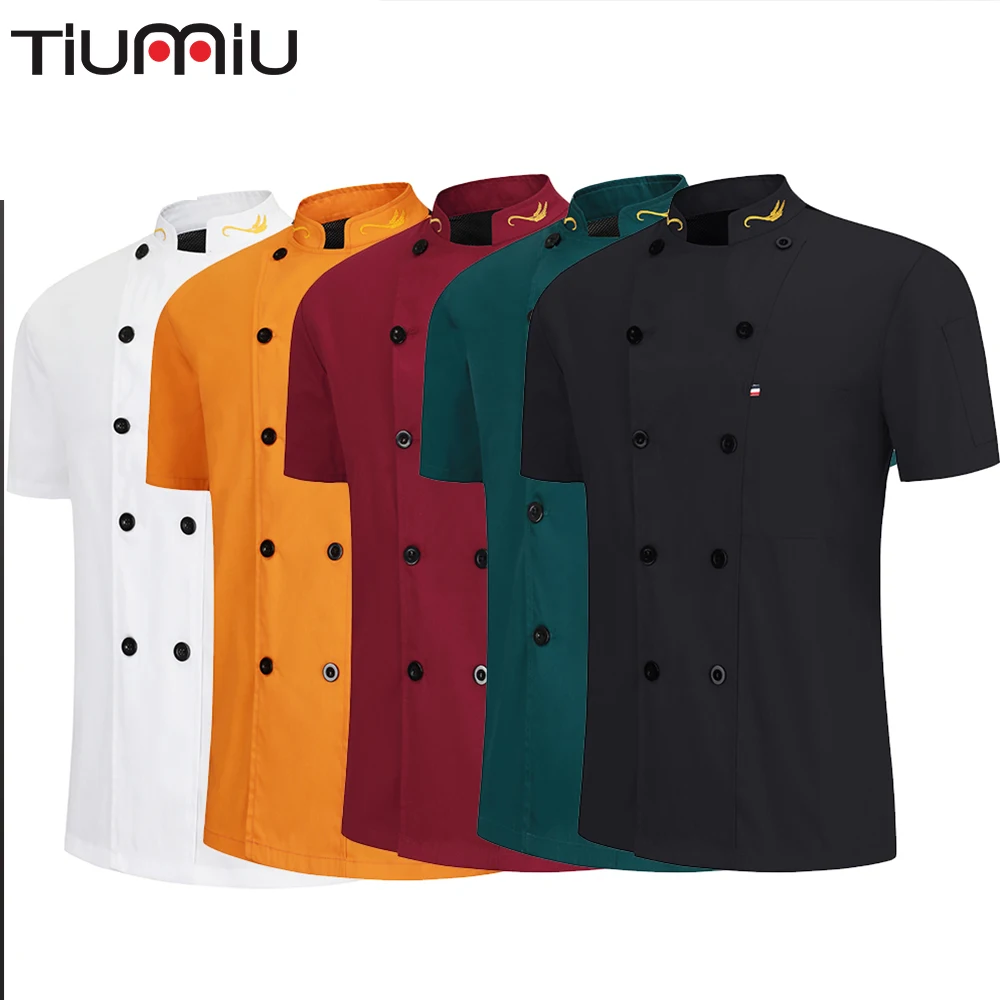 Wholesale Chef Jacket Breathable Mesh catering Logo Custom Shirt Unisex Restaurant Uniforms Waiter Work Clothes Shirts Kitchen
Wholesale Chef Jacket Breathable Mesh catering Logo Custom Shirt Unisex Restaurant Uniforms Waiter Work Clothes Shirts Kitchen