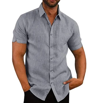Helisopus 2020 New Classic Casual Mens Shirts Solid Color Slim Fit Short Sleeve Shirt for Blouse Men Shirt Plus Size Summer
Helisopus 2020 New Classic Casual Mens Shirts Solid Color Slim Fit Short Sleeve Shirt for Blouse Men Shirt Plus Size Summer
