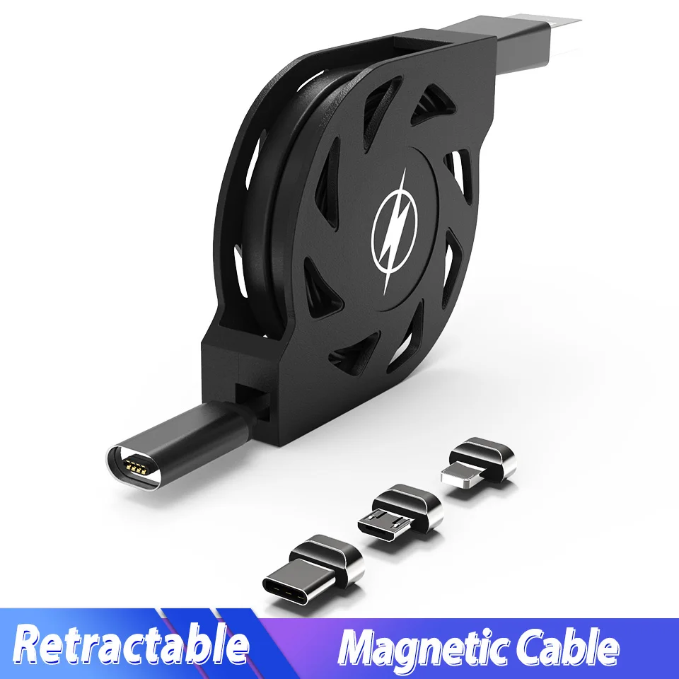 Magnetic Micro Usb Charging Cable Retractable Usb Type C Charger Kabel Usb Fast Charge Usbc Cable Tipo C for Samsung S10 S9 + LG
Magnetic Micro Usb Charging Cable Retractable Usb Type C Charger Kabel Usb Fast Charge Usbc Cable Tipo C for Samsung S10 S9 + LG