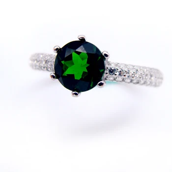 6mm AAAAA Natural Green Gemstone 925 Stering Silver girl rings vintage Jewelry Cluster setting engagement large gem ring
6mm AAAAA Natural Green Gemstone 925 Stering Silver girl rings vintage Jewelry Cluster setting engagement large gem ring