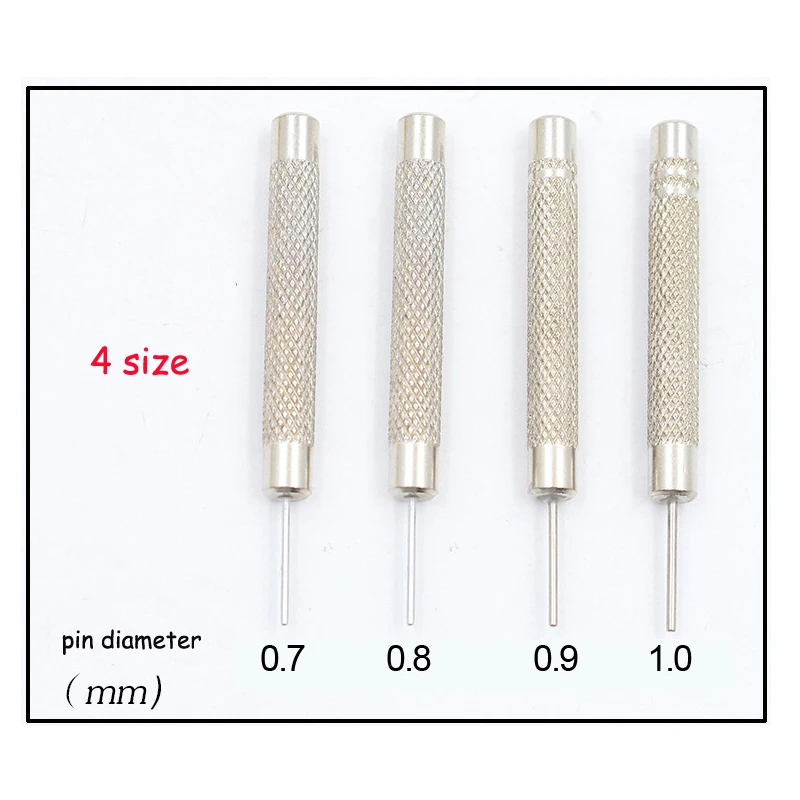 0.7 0.8 0.9 1.0mm size 4pcs a lot new Stainless Steel Pins Punch Watch Band Link Remover Strap Adjuster DIY Repair Tool
0.7 0.8 0.9 1.0mm size 4pcs a lot new Stainless Steel Pins Punch Watch Band Link Remover Strap Adjuster DIY Repair Tool