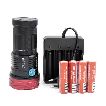 10000 lumens light King 10T6 LED flashlamp 10x XM-L T6 LED Flashlight Torch Lamp Light For Hunting Camping 18650 battery Charger
10000 lumens light King 10T6 LED flashlamp 10x XM-L T6 LED Flashlight Torch Lamp Light For Hunting Camping 18650 battery Charger