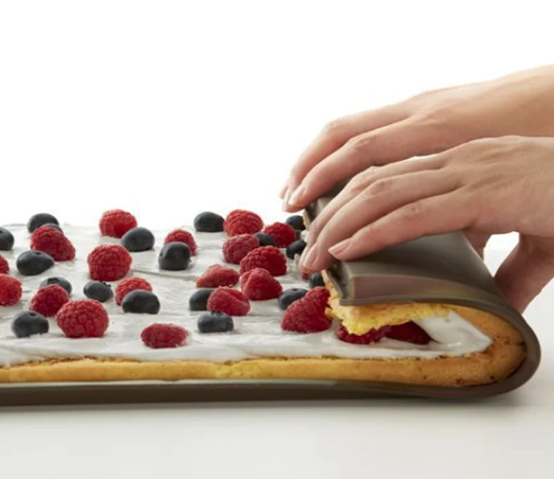 Pastry Tools Swiss Roll Mats Silicone 1 PC Cake Pad Baking Rug Mat Cake Rolls Molds Kitchen Accessories Nonstick
Pastry Tools Swiss Roll Mats Silicone 1 PC Cake Pad Baking Rug Mat Cake Rolls Molds Kitchen Accessories Nonstick