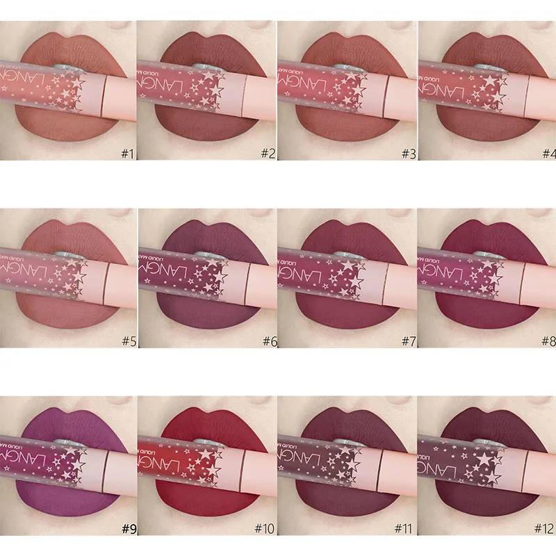 brand lip kit 12Pcs/Set Matte Long-Lasting liquid Lipstick nude Lip Gloss Waterproof nude cosmetic Beauty Lips Makeup Lipstick
brand lip kit 12Pcs/Set Matte Long-Lasting liquid Lipstick nude Lip Gloss Waterproof nude cosmetic Beauty Lips Makeup Lipstick