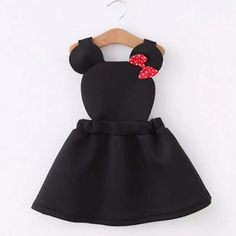 Children's Girls Clothes Mickey New Lovely Air Layer Strap Girl Cartoon Minnie Dresses Cotton Autumn Kids Baby black Pink Dress
Children's Girls Clothes Mickey New Lovely Air Layer Strap Girl Cartoon Minnie Dresses Cotton Autumn Kids Baby black Pink Dress
