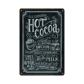 Metal Painting "HOT COCOA" Wall Art Decor Poster Iron Plate Vintage House Bar Coffee Retro Tin Signs 20*30cm
Metal Painting "HOT COCOA" Wall Art Decor Poster Iron Plate Vintage House Bar Coffee Retro Tin Signs 20*30cm