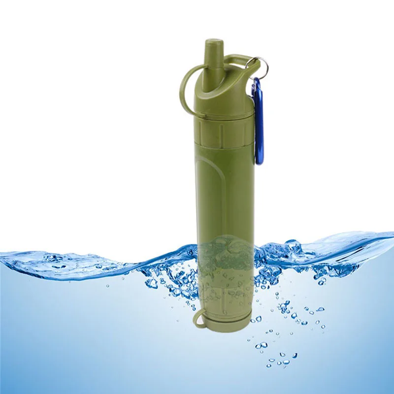 Emergency Life Survival Portable Purifier Water Filter Straw Drinking filtration Gear Safety Survival for Hiking Camping Travel
Emergency Life Survival Portable Purifier Water Filter Straw Drinking filtration Gear Safety Survival for Hiking Camping Travel