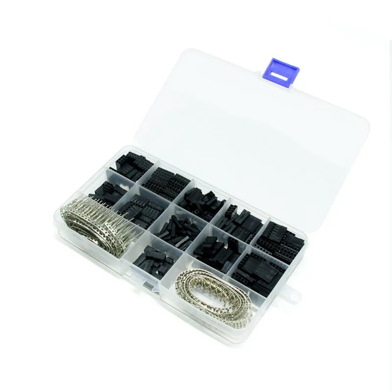 620pcs DuPont wire terminals pins connector 18-26awg 2.54mm(0.1") 1p 2p 3p 4p 5p 6p kit
620pcs DuPont wire terminals pins connector 18-26awg 2.54mm(0.1") 1p 2p 3p 4p 5p 6p kit