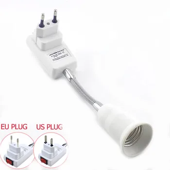 AC 110-220V E27 Lamp Bulb Adapter Flexible Light Bases Holder Lamp Converter On/Off Switch Adapter Socket 20CM EU/US Plug
AC 110-220V E27 Lamp Bulb Adapter Flexible Light Bases Holder Lamp Converter On/Off Switch Adapter Socket 20CM EU/US Plug
