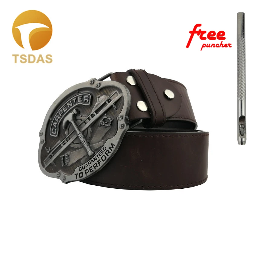 Newest CARPENTER Tools Men's Belt Buckles Oval Metal Cowboy Belt Buckle Head Fit 4cm Wide Belt
Newest CARPENTER Tools Men's Belt Buckles Oval Metal Cowboy Belt Buckle Head Fit 4cm Wide Belt