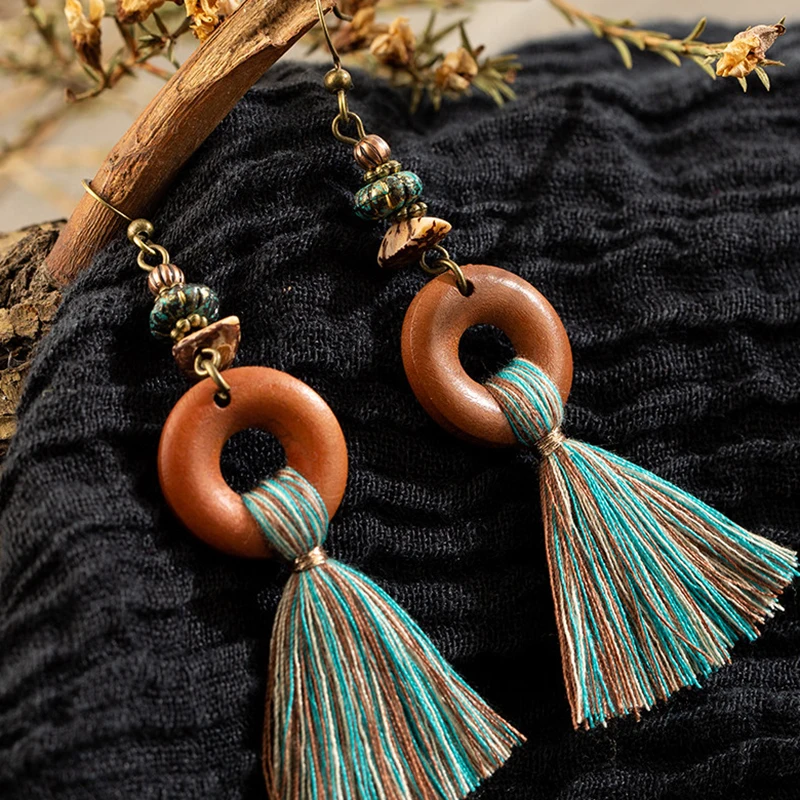 2019 Bohemian Fringe Tassel Earrings For Women Ethnic Green Yellow Color Drop Earing Geometric Wood Wooden Earring Jewelry
2019 Bohemian Fringe Tassel Earrings For Women Ethnic Green Yellow Color Drop Earing Geometric Wood Wooden Earring Jewelry