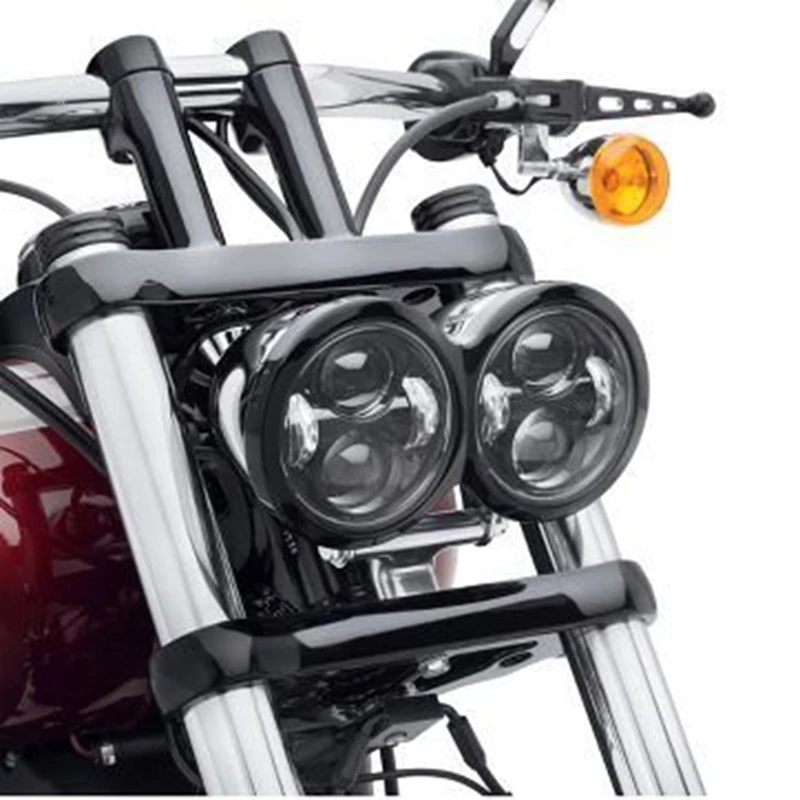 5" Twin Dual Motorcycle Daymaker Projector LED Headlight For Fits '08-later Harley Bob FXDF Daymaker Headlamp Double Dual Lamp
5" Twin Dual Motorcycle Daymaker Projector LED Headlight For Fits '08-later Harley Bob FXDF Daymaker Headlamp Double Dual Lamp