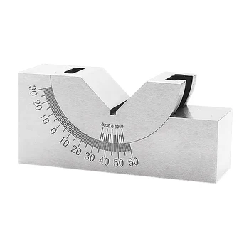 1PC High Precision Angle Gauge 0 to 60 Degree Adjustable Micro Angle Gauge with Wrench Angle V Block
1PC High Precision Angle Gauge 0 to 60 Degree Adjustable Micro Angle Gauge with Wrench Angle V Block