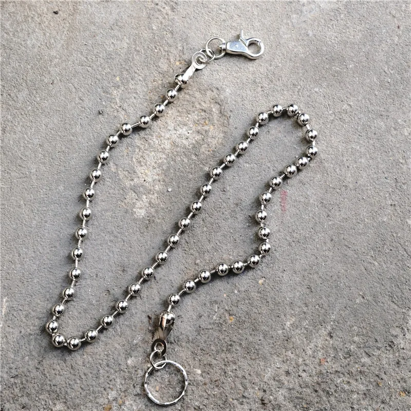 Men's Waist Key Chain Silver Heavy Rock Metal Hip Hop Gothic Punk Style Beaded Pants Trousers Chain Jean Biker Wallet Key Ring
Men's Waist Key Chain Silver Heavy Rock Metal Hip Hop Gothic Punk Style Beaded Pants Trousers Chain Jean Biker Wallet Key Ring