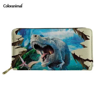 Coloranimal Tyrannosaurus Rex T Rex Dinosaur Long Wallets Women Men Multifunctional Purse Luxury Card Holders Cash Coin Purse
Coloranimal Tyrannosaurus Rex T Rex Dinosaur Long Wallets Women Men Multifunctional Purse Luxury Card Holders Cash Coin Purse