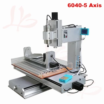 5 axis cnc router 6040 with high performance mini cnc milling machine 1.5kw spindle for Wood metal aluminum Bronze
5 axis cnc router 6040 with high performance mini cnc milling machine 1.5kw spindle for Wood metal aluminum Bronze