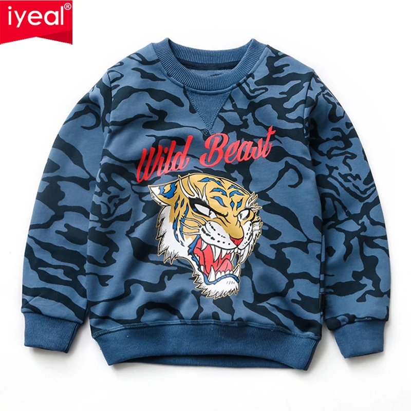 IYEAL Autumn Spring Hoodies Big Boy Hoodies Children Clothing Kids Sweatshirt Cartoon Tiger Printed Cotton Boys Clothes 4-10T
IYEAL Autumn Spring Hoodies Big Boy Hoodies Children Clothing Kids Sweatshirt Cartoon Tiger Printed Cotton Boys Clothes 4-10T