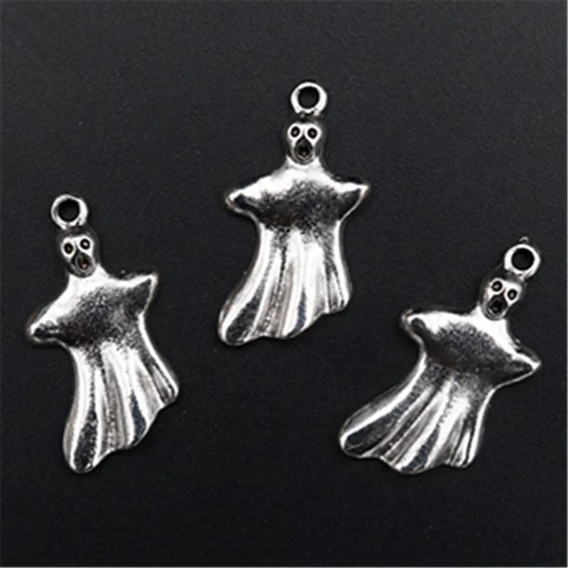 20pcs Silver Color Charm Night Ghost Alloy Pendants Bracelet Key Chain DIY Halloween Metal Jewelry Handmade Accessories A1547
20pcs Silver Color Charm Night Ghost Alloy Pendants Bracelet Key Chain DIY Halloween Metal Jewelry Handmade Accessories A1547