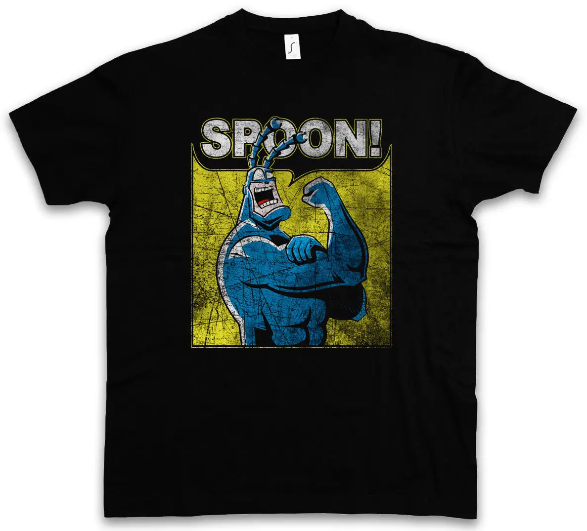 SPOON! T-SHIRT Comic Fun Superhero Der The Arthur Terror Tick Cartoon Funny Clothing Casual Short Sleeve T Shirt
SPOON! T-SHIRT Comic Fun Superhero Der The Arthur Terror Tick Cartoon Funny Clothing Casual Short Sleeve T Shirt