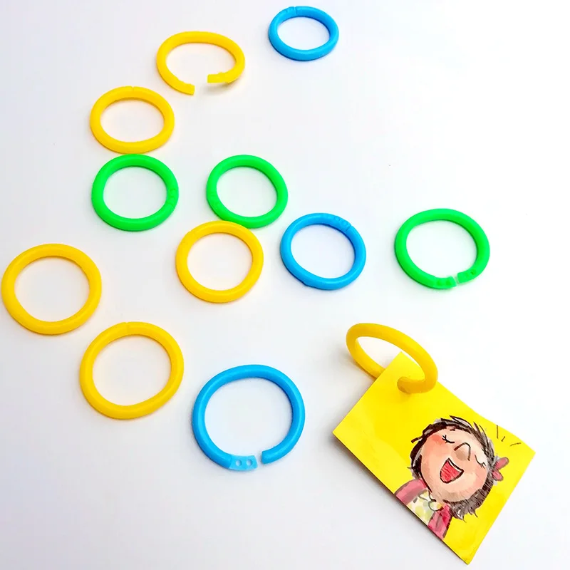 10pcs/lot Open Plastic Loose-leaf Ring Single Ring Soft Rubber Easy To Buckle Album Card Book Binding DIY Decoration Accessories
10pcs/lot Open Plastic Loose-leaf Ring Single Ring Soft Rubber Easy To Buckle Album Card Book Binding DIY Decoration Accessories