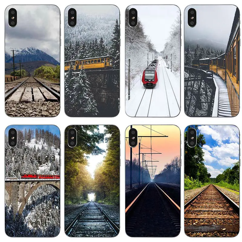 Fashion Train Railway Rail Soft TPU Silicone Phone Case Back Cover for iPhone X XR XS Max 10 7 6 6s 8 Plus 4 4S 5 5S SE 5C Bags
Fashion Train Railway Rail Soft TPU Silicone Phone Case Back Cover for iPhone X XR XS Max 10 7 6 6s 8 Plus 4 4S 5 5S SE 5C Bags