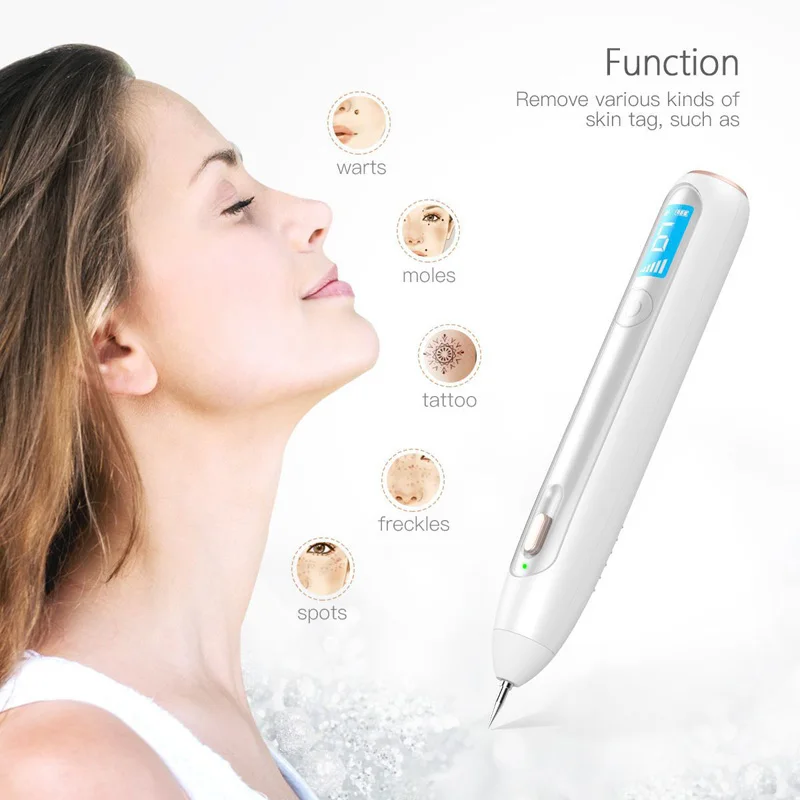 Plasma Pen, LCD Laser Plasma Pen Wart Remover Mole Tattoo Remover Machine Skin Tag Removal Spot Cleaner
Plasma Pen, LCD Laser Plasma Pen Wart Remover Mole Tattoo Remover Machine Skin Tag Removal Spot Cleaner