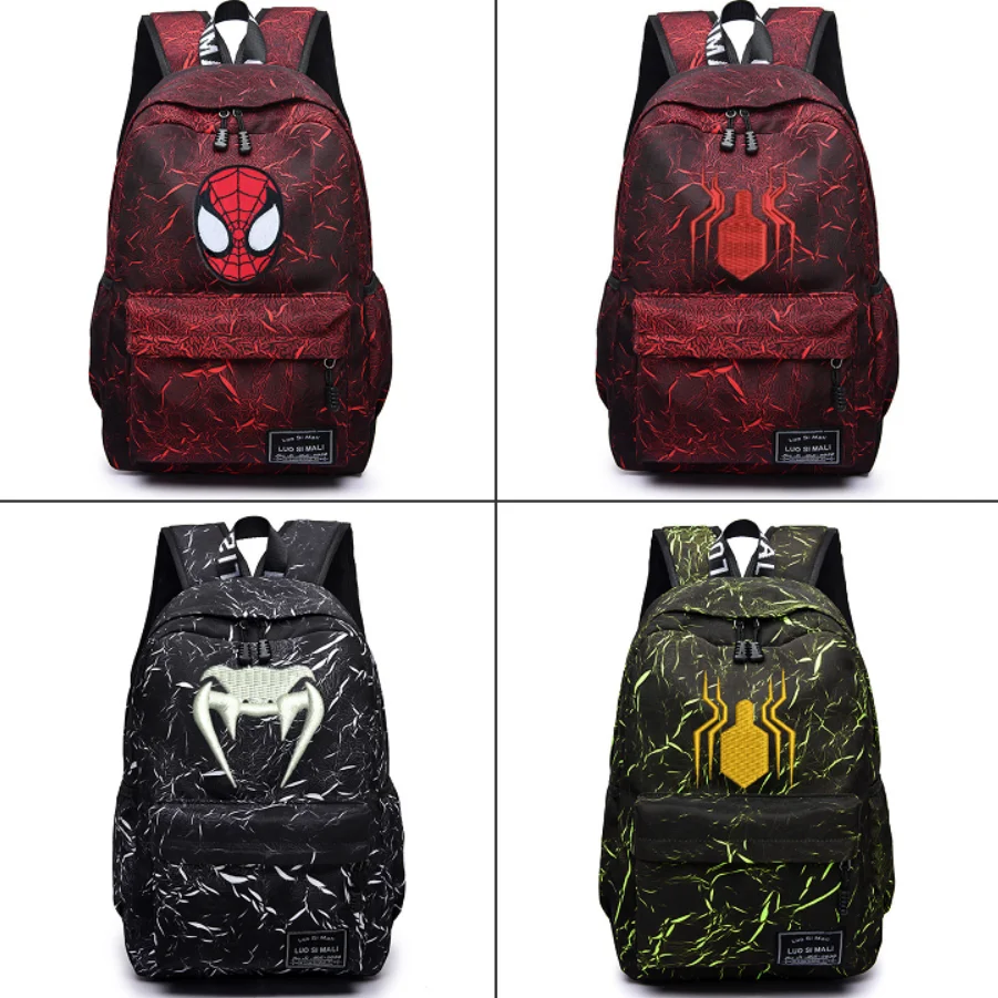 Marvel Spider-Man Canvas Backpack School Bag Boys Girls Packsack Laptop Bag Student Book Bag High Quality Travel Bag Rucksack
Marvel Spider-Man Canvas Backpack School Bag Boys Girls Packsack Laptop Bag Student Book Bag High Quality Travel Bag Rucksack