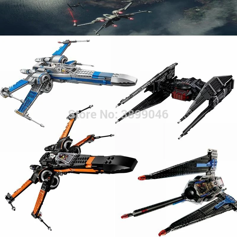 Block Star Wars X-Wing Tie Fighter The Tracker I Fighter Building Block Toys for Children Assemble Starwars Blocks Toys
Block Star Wars X-Wing Tie Fighter The Tracker I Fighter Building Block Toys for Children Assemble Starwars Blocks Toys