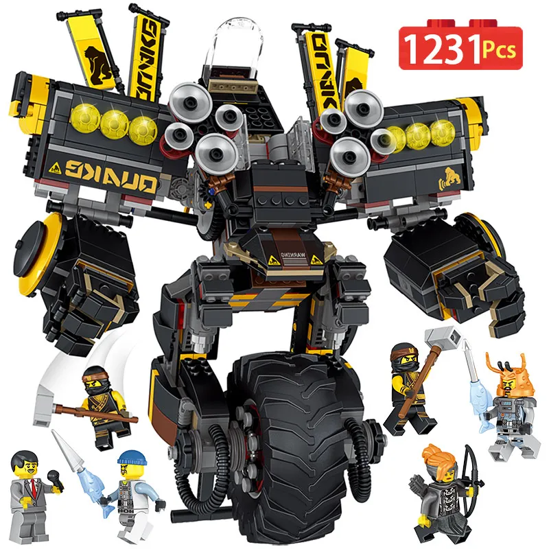 1231PCS Toys For Boys Bricks Compatible Legoingly Ninjagoed Film Quake Mech Series Blocks 70632 Figure Building Blocks Gift
1231PCS Toys For Boys Bricks Compatible Legoingly Ninjagoed Film Quake Mech Series Blocks 70632 Figure Building Blocks Gift