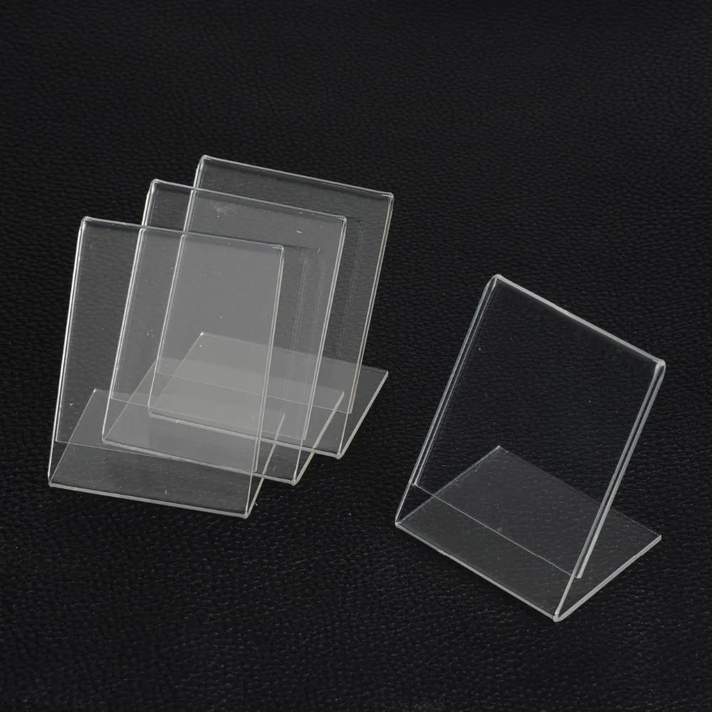Wholsale 20pcs 5*7CM Clear Namecard Price Tag Advertisement Display Stand Holder Showcase Jewelry Display jewelry organizer
Wholsale 20pcs 5*7CM Clear Namecard Price Tag Advertisement Display Stand Holder Showcase Jewelry Display jewelry organizer