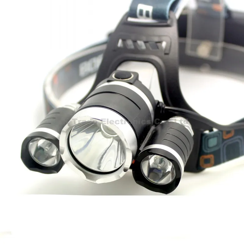 

Bike Light 5000LM CREE XM-L 3x T6 LED Headlight Headlamp Head Lamp Light Torch Flashlight