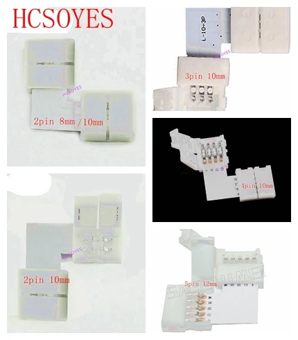 5set L Shape 2pin 3pin 4pin 5pin LED Connector For connecting corner right angle 5050 SMD RGB RGBW 3528 2811 2812 LED Strip
5set L Shape 2pin 3pin 4pin 5pin LED Connector For connecting corner right angle 5050 SMD RGB RGBW 3528 2811 2812 LED Strip