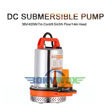 DC36V 420W Ranch Submersible Water Pump 45.9FT Max Lift 2508GPH Solar Powered Battery Farm Ranch Garden Household with 23ft Wire
DC36V 420W Ranch Submersible Water Pump 45.9FT Max Lift 2508GPH Solar Powered Battery Farm Ranch Garden Household with 23ft Wire