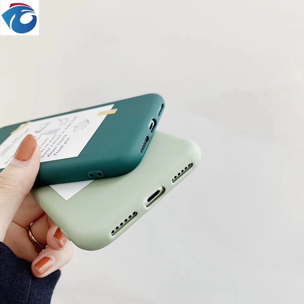 HUANQING My everyday cell phone case For iPhone 6 6S 7 7Plus silicone Phone TPU Protection Anti-fall FOR 8 8Plus XR XSMax soft case3